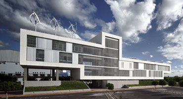 the image shows the Design and Architecture School ITESM of Queretaro, Mexico