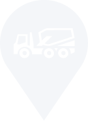 location and mixer truck icon
